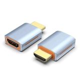 Watio Wave Adapter: 8K HDMI-stekker naar HDMI-aansluiting, blauw, compatibel met High Definition, ideaal voor video- en audioverbindingen
