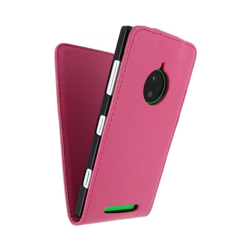 Xccess Leather Flip Case Nokia Lumia 830 Roze