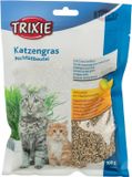 Trixie Kattengras Zaad - Navulzakje 12x100g