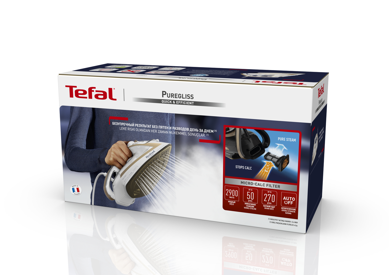 Tefal FV8042 Puregliss FV8042 stoomstrijkijzer | STRIJKIJZER | Wij ...