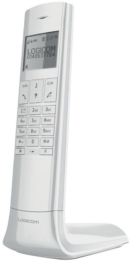Logicom Luxia 150 Solo Draadloos antwoordapparaat Wit grijs