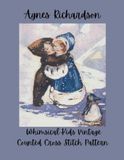 Agnes Richardson Whimsical Kids: Vintage Winter Counted Cross Stitch Pattern