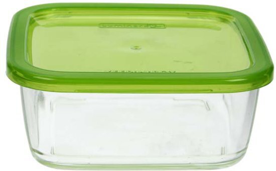 LUMINARC Keep 'n Box Vershoudbak - Glas - Vierkant - 1,17 l