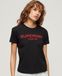 Superdry Sport Luxe Graphic T-shirt Rouge Taille : 40