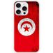 Apple iPhone 16 Drapeau tunisie Verstevigd hoesje met sublimatie bedrukking