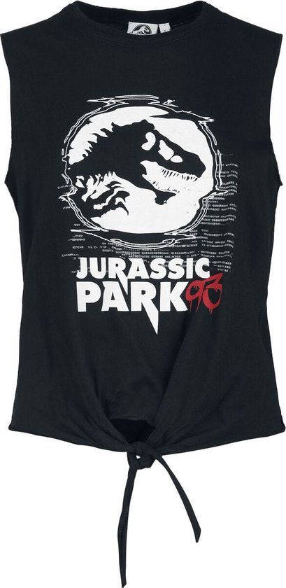 Jurassic Park Jurassic Park 93 Dames Top - Zwart - XXL