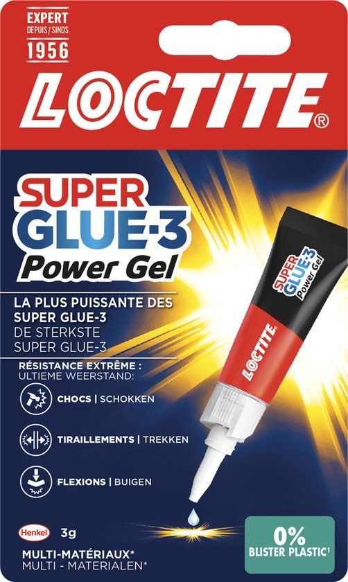 Loctite Powerflex Gel Secondenlijm - 12 x 3g