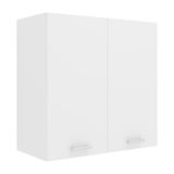 VCM Hangkast 2 deuren, houtmateriaal, wit, one-size