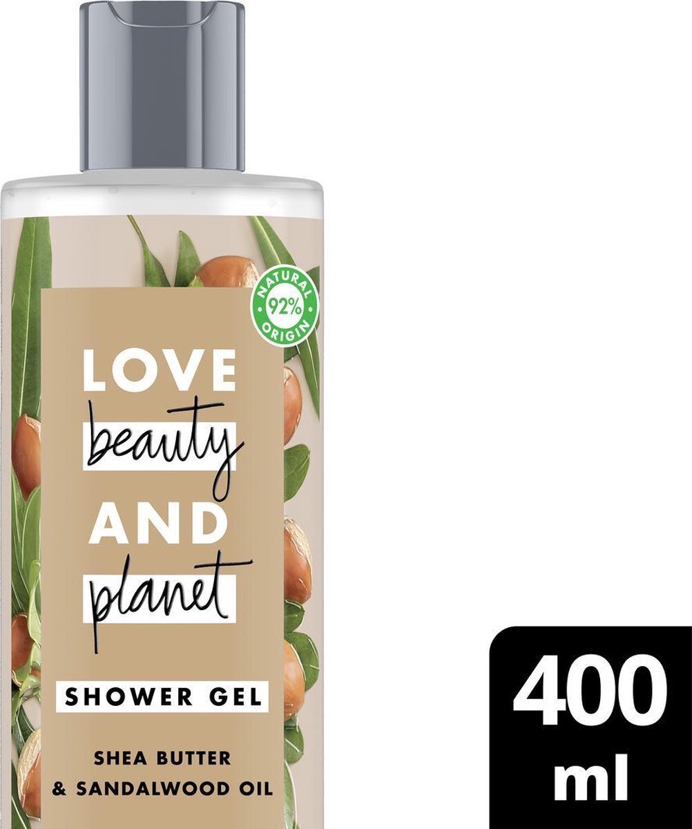 Love Beauty and Planet Douchegel Shea Butter & Sandelwood Oil - 400 ml