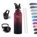 Honeyholly Thermosfles, 500 ml, BPA-vrij, Roestvrij Staal, Dubbelwandig, Met Stro