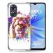 Cokitec Versterkte beschermhoes voor Oppo A17 Animal Leeuw Tag