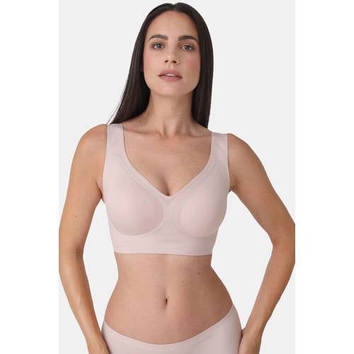 Sassa Mode seamless voorgevormde bralette Bonded Micro lichtbeige