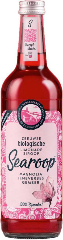 searoop Biologische limonadesiroop magnolia jenever & gember 500ml