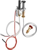 VEVOR Aardgaswaakvlambrander, OE 446-512A, HSRV 446-512A, SRV 446-512A, Vervangend Onderdeel voor Gasontsteking In Open Haarden, Compatibel met Heat & Glo, Heatilator, Lennox en Regency-Modellen