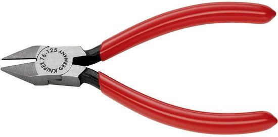 Knipex 76 81 125 Zijsnijtang met Spitse kop 125mm