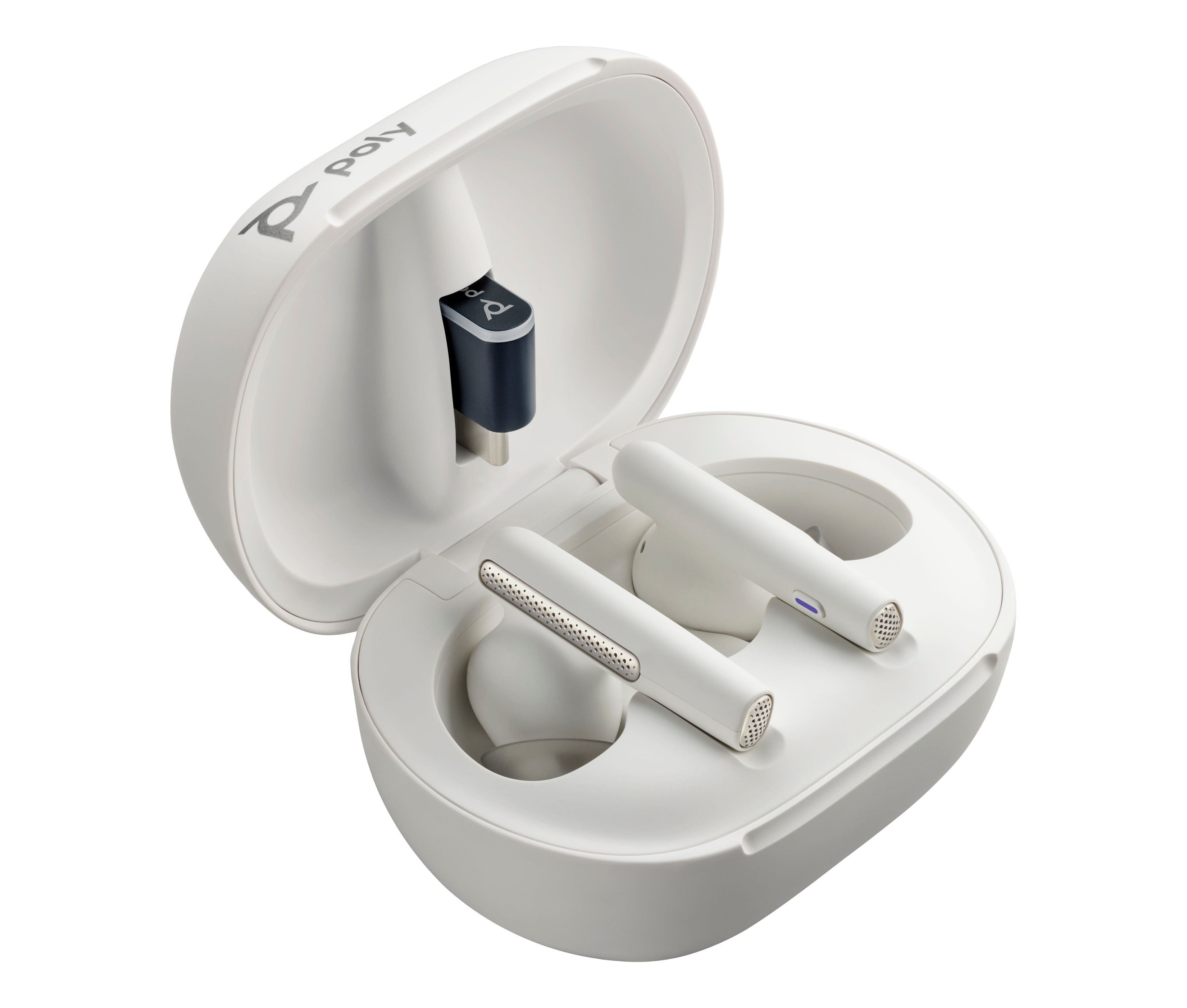 HP Poly Voyager Free 60/60+ White Earbuds