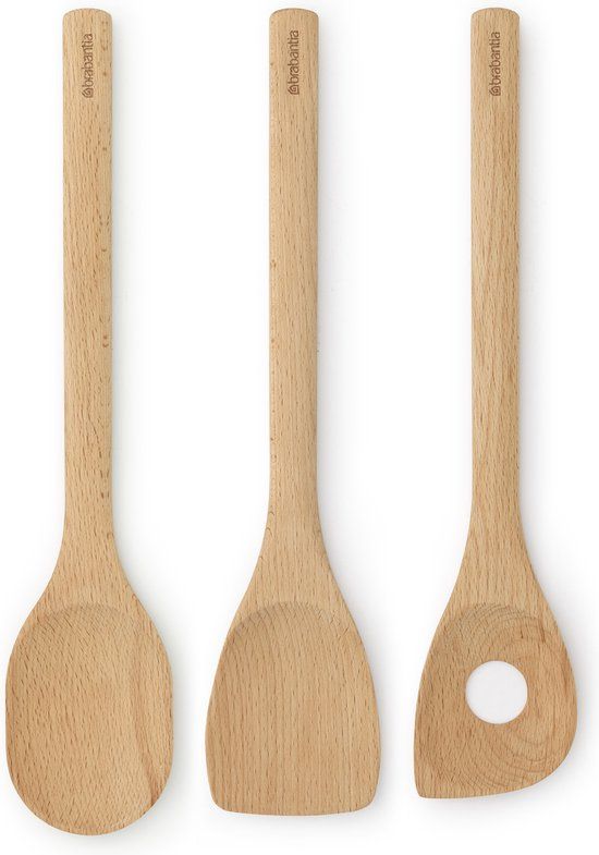 Brabantia Profile Keukengerei Set - 3-delig - Beukenhout