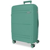 Roll Road Universe koffer, middelgroot, groen, 45 x 65 x 26 cm