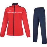 Mizuno Tokyo Trainingspak Dames Rood - Donkerblauw