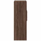 VidaXL Hoge kast, bruin, eikenlook, 40x42,5x124 cm, houtvezel