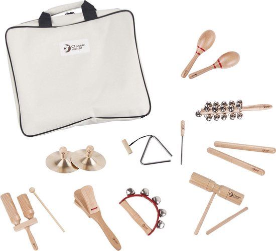 Classic World EDU Muziekinstrumentenset - 9 Accessoires