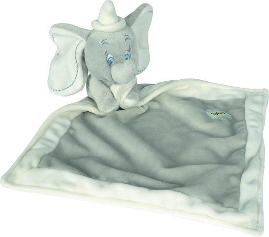 Nicotoy Disney Dumbo Knuffeldoek - Grijs - 30 cm