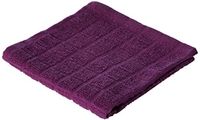 DII Massief vensterpane vaatdoek Set, Katoen, Aubergine, 12x12