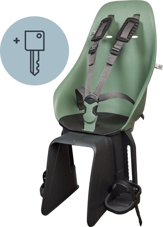 Urban Iki Fietsstoeltje Achter Ta–ke Dragermontage - Icho Green/ Bincho Black