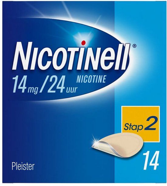 Nicotinell Pleisters TTS 20 14mg / 24uur Voordeelverpakking