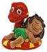 Mogli et Kaa le serpent comme peluche - env. 25 cm