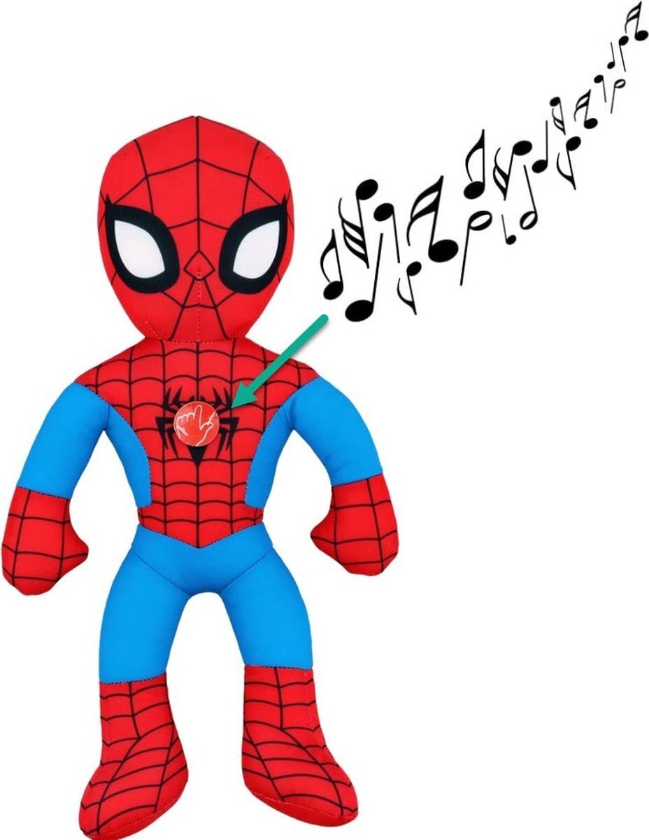Marvel spiderman knuffel 38cm