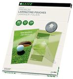 Leitz Heet lamineerfolie, A3, pak van 100 stuks, glanzend, transparant, foliedikte 80 mic, premium kwaliteit, UDT, 7485000