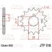 JT Sprockets JTF518.13 13T Staal Voorwiel