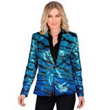 Widmann Pailletten Blazer Blue Wave Vrouw - Blauw - Small