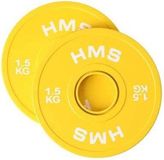 HMS - Olympische Halterschijf - 1,5 kg - Geel