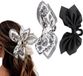 YISCOKO Épingles à cheveux pour femmes, épingles à cheveux en métal noir, épingles à cheveux de 5 cm, épingles à cheveux pour enfants, accessoires pour cheveux pour filles (24 pièces, noir)