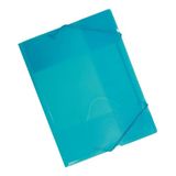 FACTIS® Ordner met transparante elastieken lichtblauw