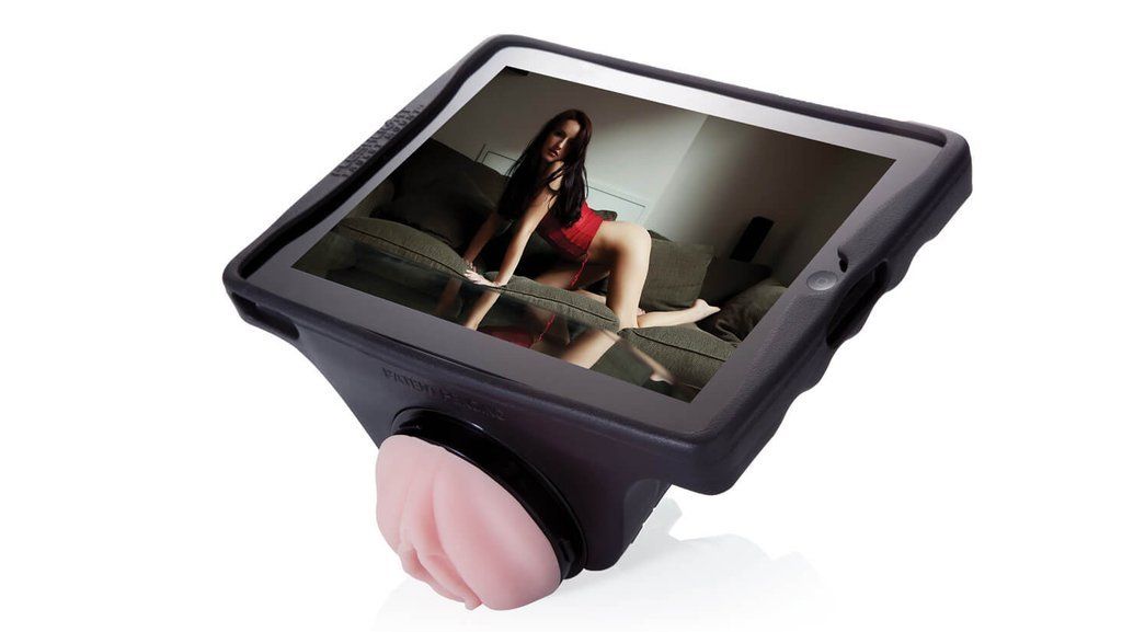 Fleshlight LaunchPAD Masturbator - Black/Pink - Plastic/Silicone