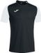 Joma Academy IV Shirt Korte Mouw Kinderen - Zwart / Wit | Maat: 164