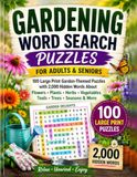 Gardening Word Search Puzzles for Adults and Seniors