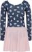 Hummel Meisjesjurk Aop Blauwe Schaduw Polyester Printopdruk Kort