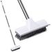 Brosse de sol avec manche réglable, 2-en-1 pour divers sols