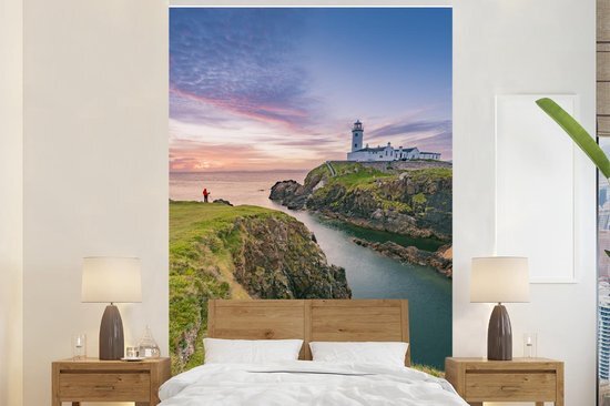 Nr1Wallpaper Behang - Fotobehang Fanad Head vuurtoren - Breedte 195 cm x hoogte 300 cm