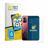 BROTECT - Screenprotector voor Infinix GT 50 Pro (Voor+Camera) - Folie Beschermfolie transparant 6 Stuks
