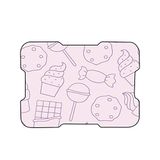 Bonamaison, Digitally Printed Mousepad, Non-Slip Base, for Office and Home, Dimensions: 22x18 cm