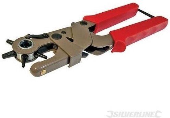 Silverline Revolvertang - Heavy Duty - Ø 2 t/m 4.5 mm - Rood