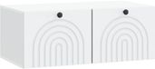 vidaXL Meuble TV mural Blanc 78,5 x 41 x 30 cm Bois traité