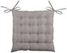Stof Textile stoelkussen BEA - taupe - 40 x 40 x 4 cm