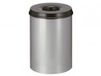 Vepa Bins Poubelle ignifugée 30 Litres Gris-Noir