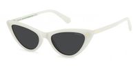 Polaroid PLD 6246/S White Cat Eye Zonnebril Vrouwen Grijs 52mm